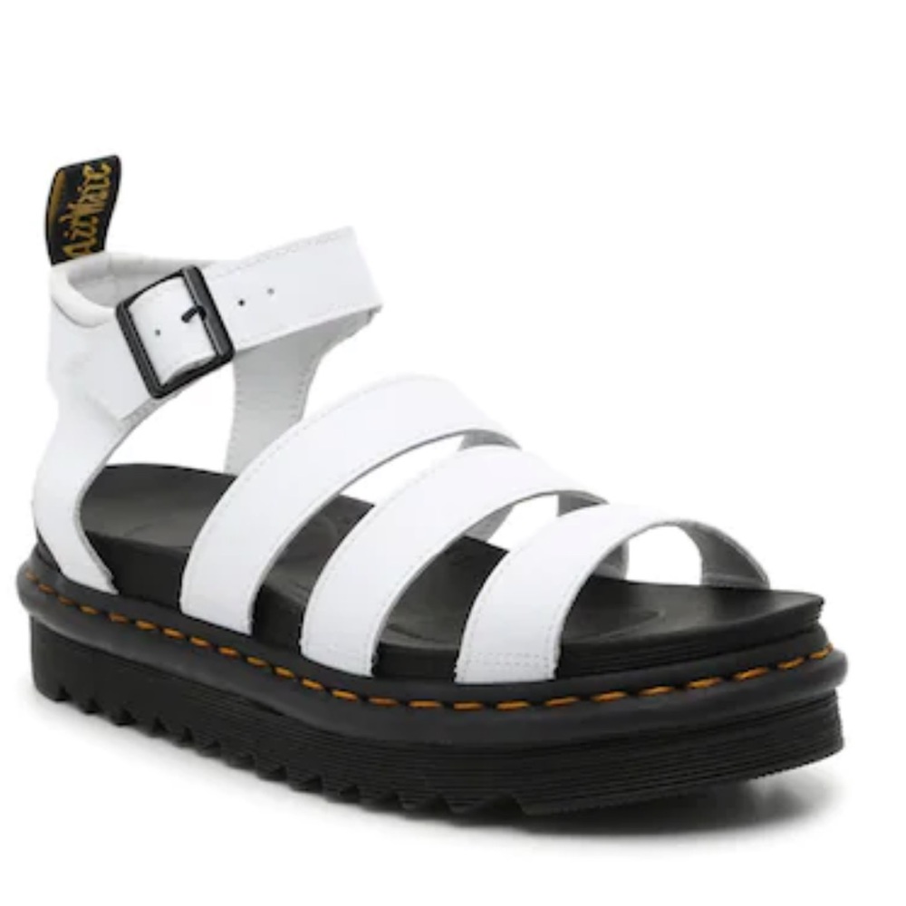 SOLD OUT WHITE DR. MARTEN BALIRE PLATFORM SANDAL